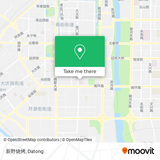 新野烧烤 map