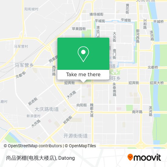 尚品粥棚(电视大楼店) map