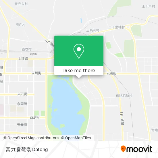 富力瀛湖湾 map