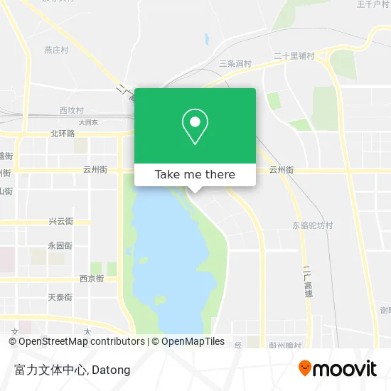 富力文体中心 map