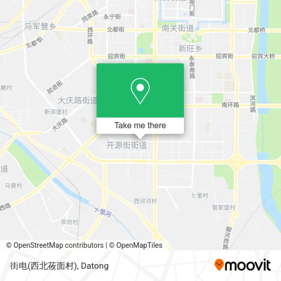 街电(西北莜面村) map
