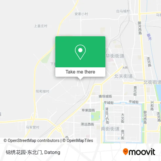 锦绣花园-东北门 map