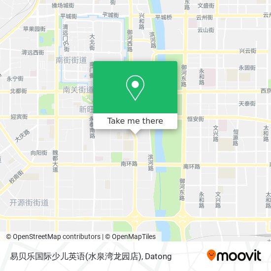 易贝乐国际少儿英语(水泉湾龙园店) map