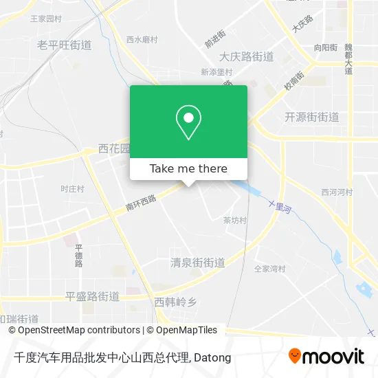 千度汽车用品批发中心山西总代理 map