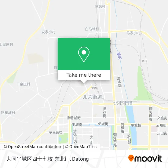 大同平城区四十七校-东北门 map