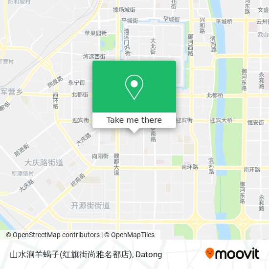 山水涧羊蝎子(红旗街尚雅名都店) map