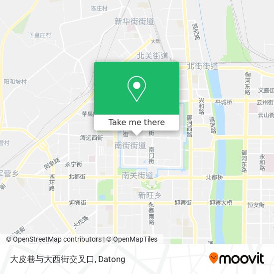 大皮巷与大西街交叉口 map