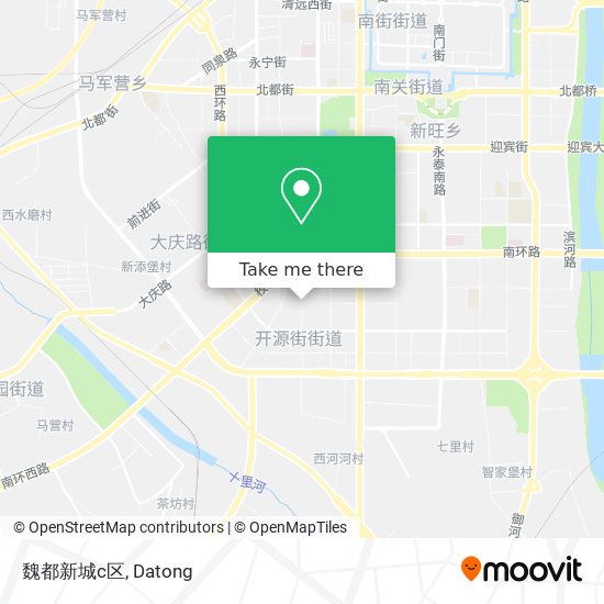 魏都新城c区 map