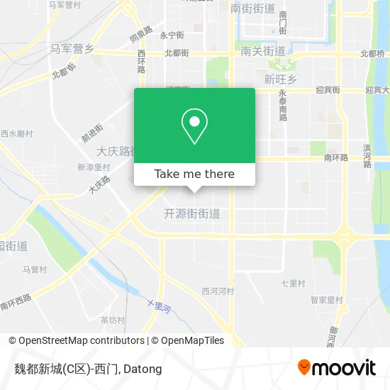 魏都新城(C区)-西门 map
