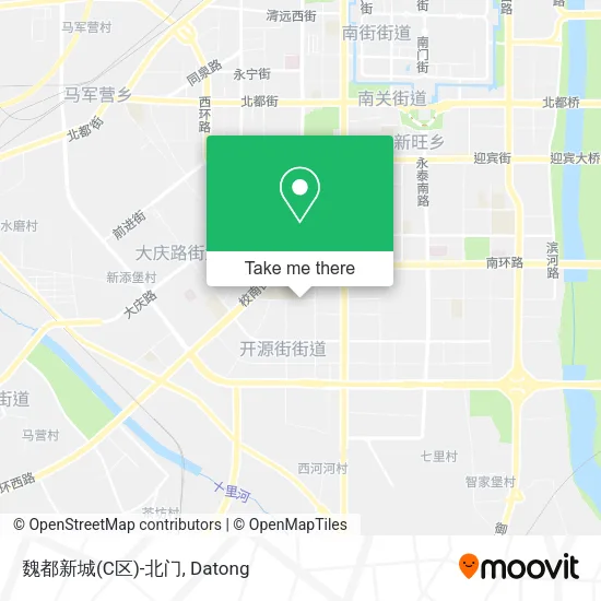 魏都新城(C区)-北门 map