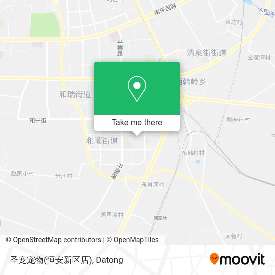 圣宠宠物(恒安新区店) map