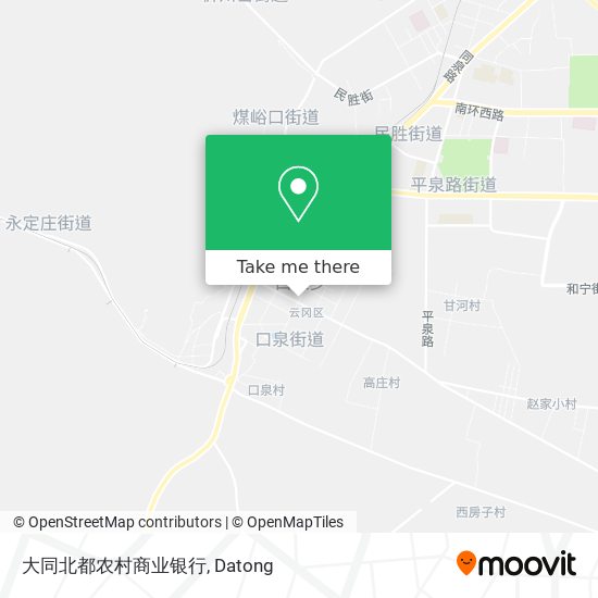 大同北都农村商业银行 map