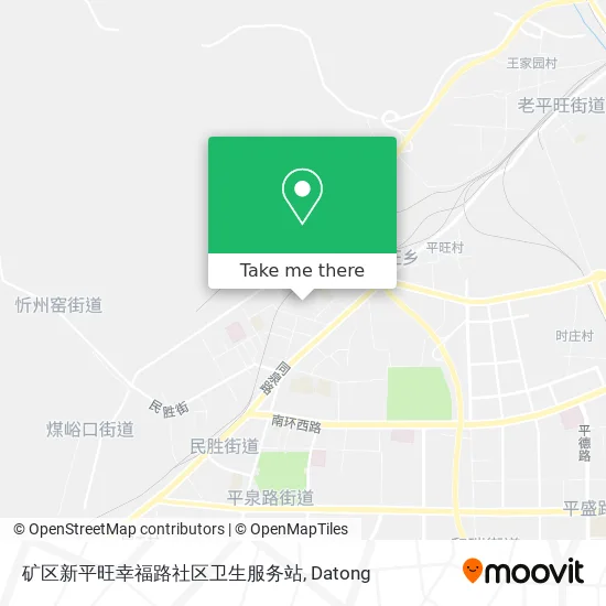 矿区新平旺幸福路社区卫生服务站 map