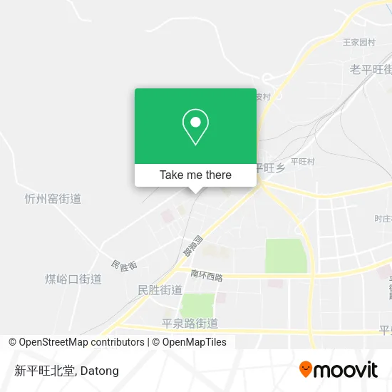 新平旺北堂 map