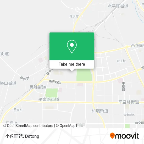 小侯面馆 map