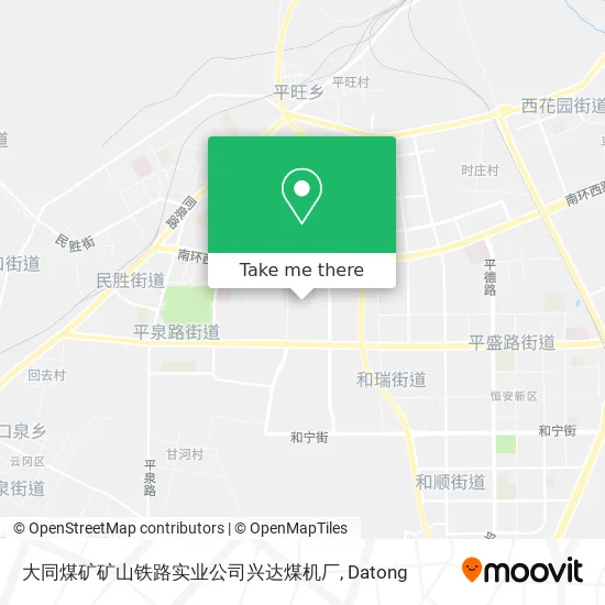 大同煤矿矿山铁路实业公司兴达煤机厂 map
