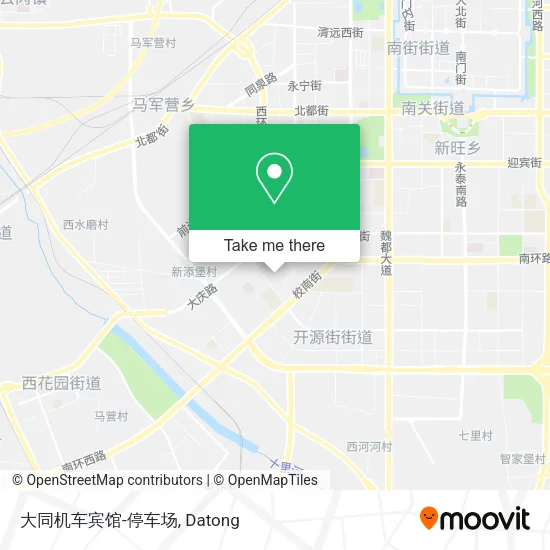 大同机车宾馆-停车场 map