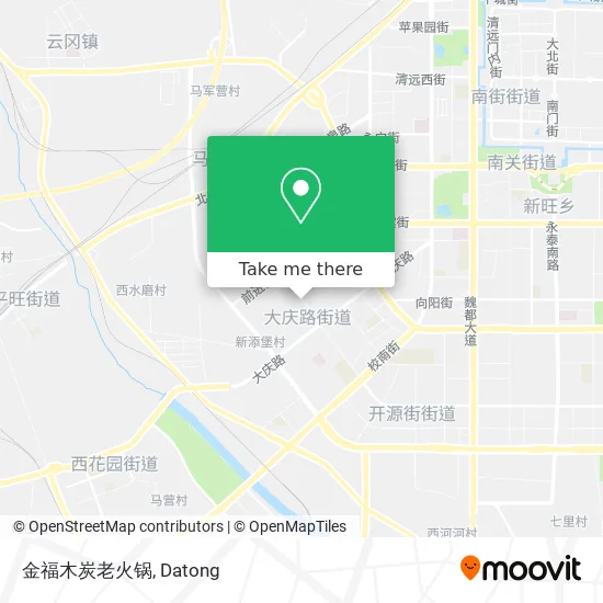 金福木炭老火锅 map