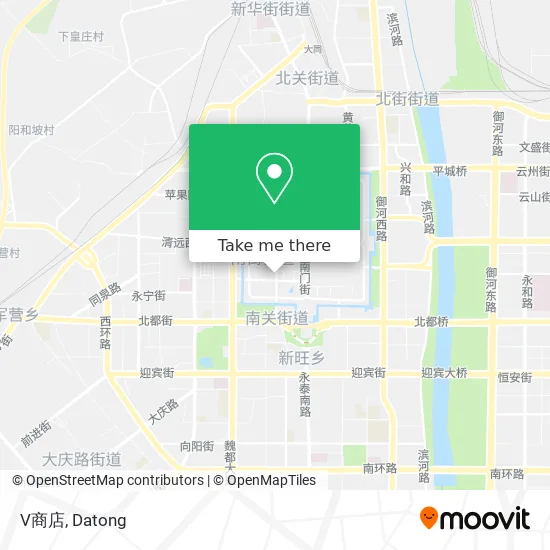 V商店 map