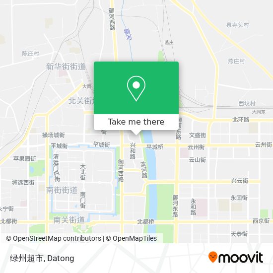 绿州超市 map