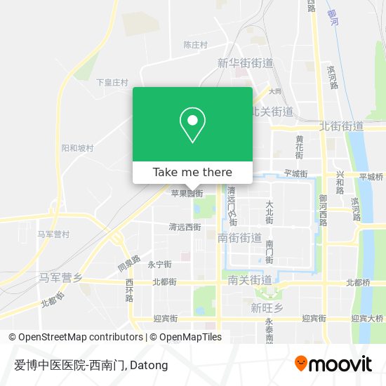 爱博中医医院-西南门 map