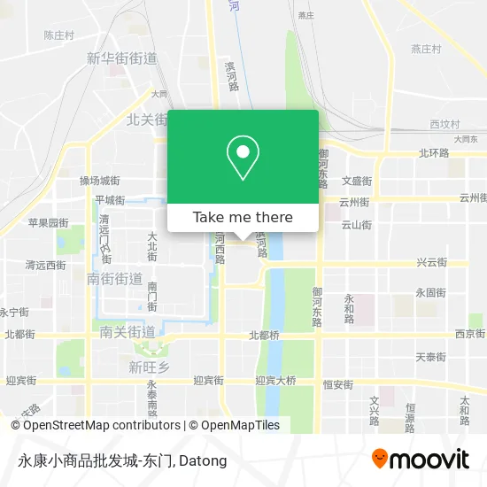 永康小商品批发城-东门 map