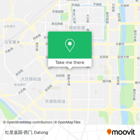 红星嘉园-西门 map