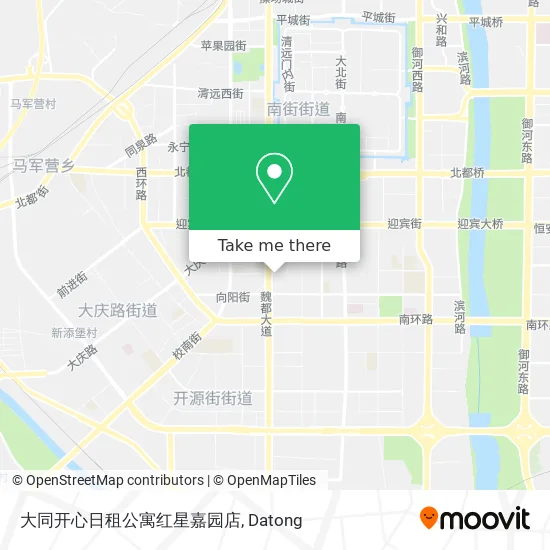 大同开心日租公寓红星嘉园店 map