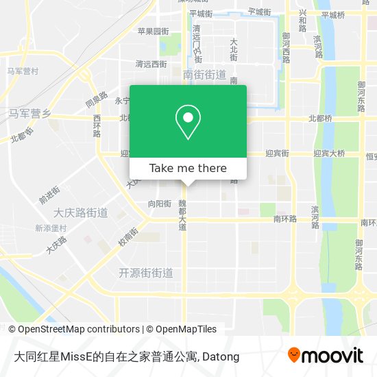 大同红星MissE的自在之家普通公寓 map