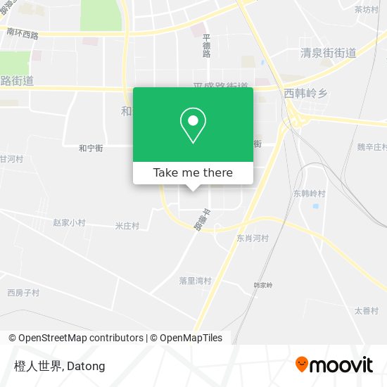 橙人世界 map