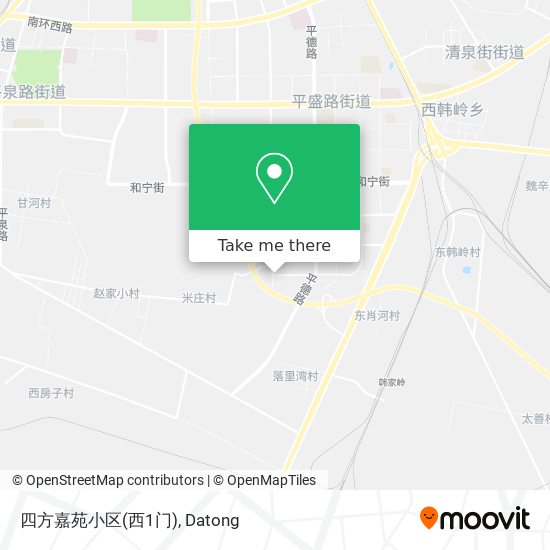 四方嘉苑小区(西1门) map