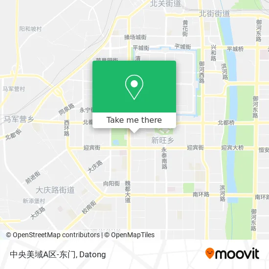 中央美域A区-东门 map