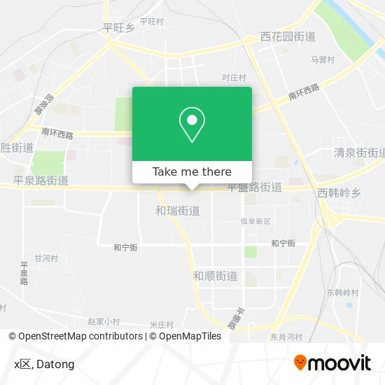 x区 map