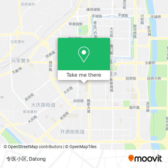 专医小区 map