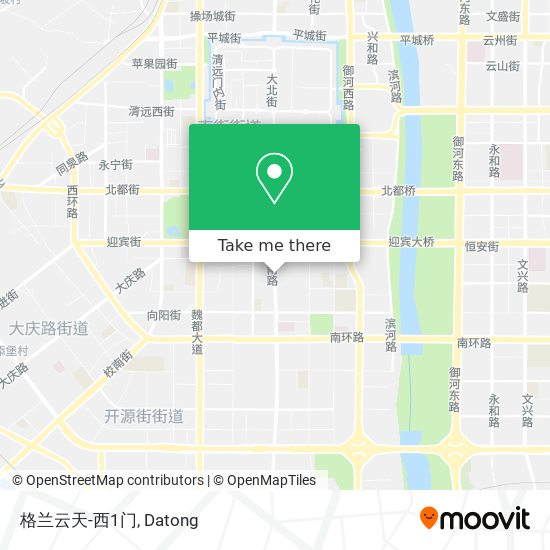 格兰云天-西1门 map