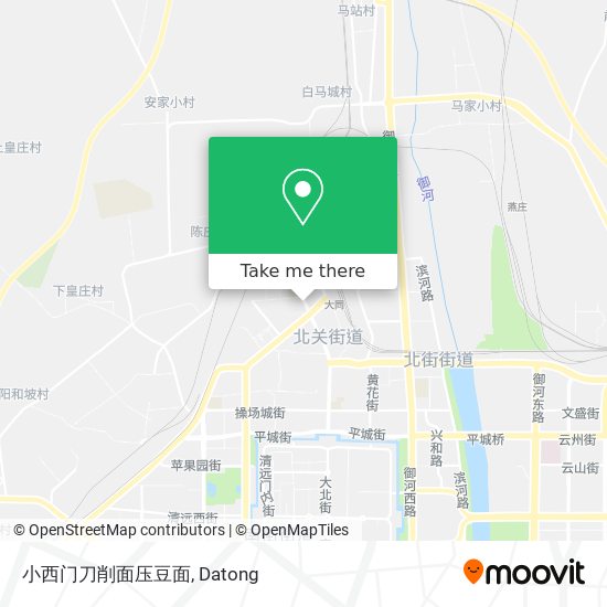 小西门刀削面压豆面 map