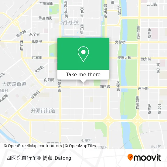 四医院自行车租赁点 map
