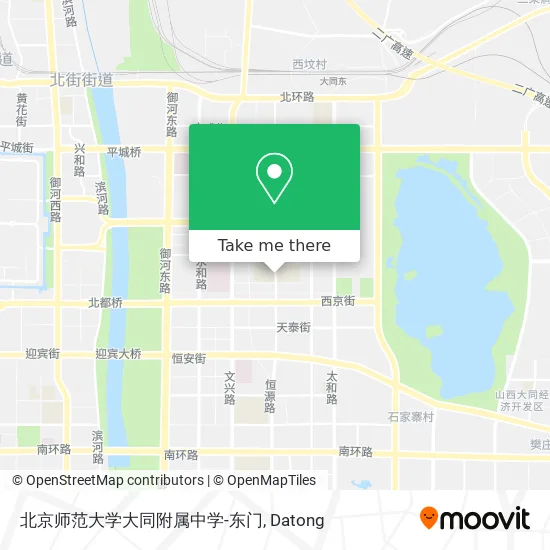 北京师范大学大同附属中学-东门 map