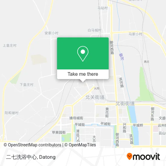 二七洗浴中心 map