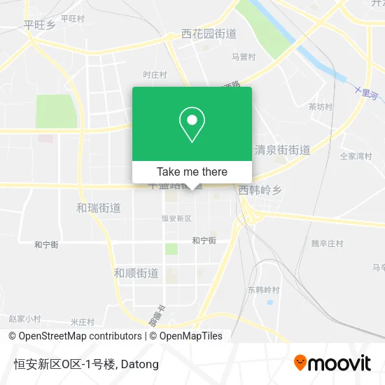 恒安新区O区-1号楼 map