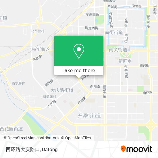西环路大庆路口 map