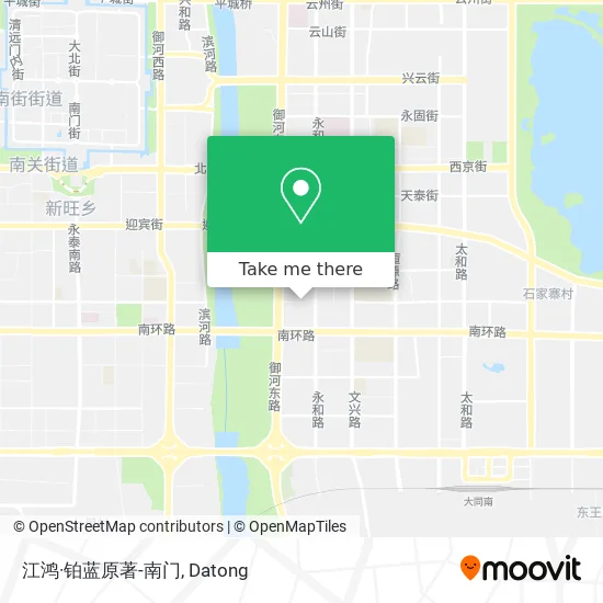 江鸿·铂蓝原著-南门 map