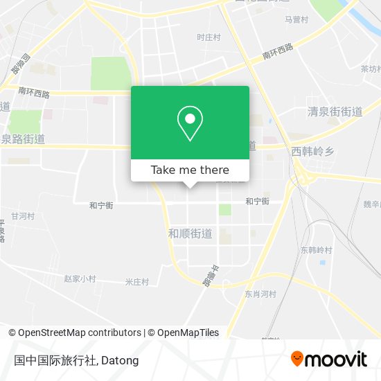 国中国际旅行社 map