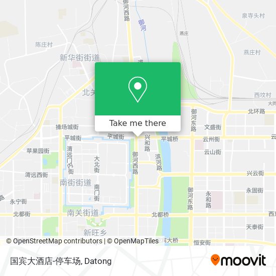 国宾大酒店-停车场 map