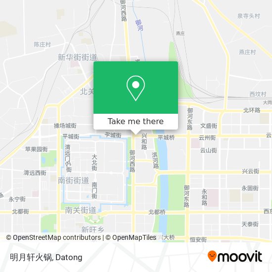 明月轩火锅 map