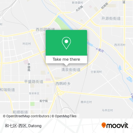 和七区-西区 map