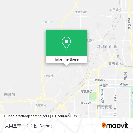 大同益宁挂面面粉 map