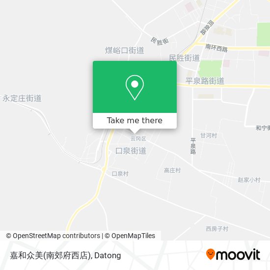 嘉和众美(南郊府西店) map