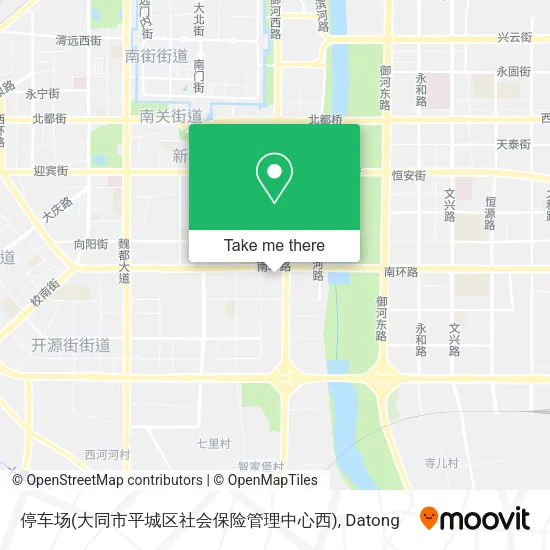 停车场(大同市平城区社会保险管理中心西) map