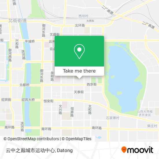 云中之巅城市运动中心 map